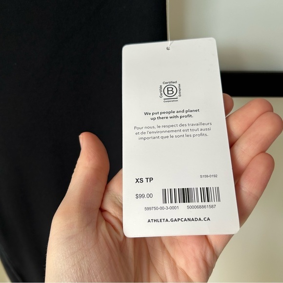 [XS] NWT Athleta Black Ultra High-Waist Elation 7/8 Tight Yoga Legging - Picture 11 of 13